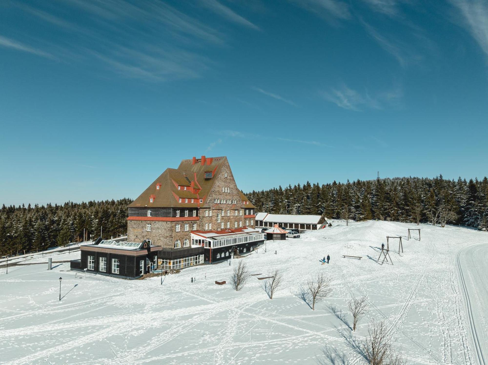 Naturhotel Sachsenbaude Oberwiesenthal Exterior photo
