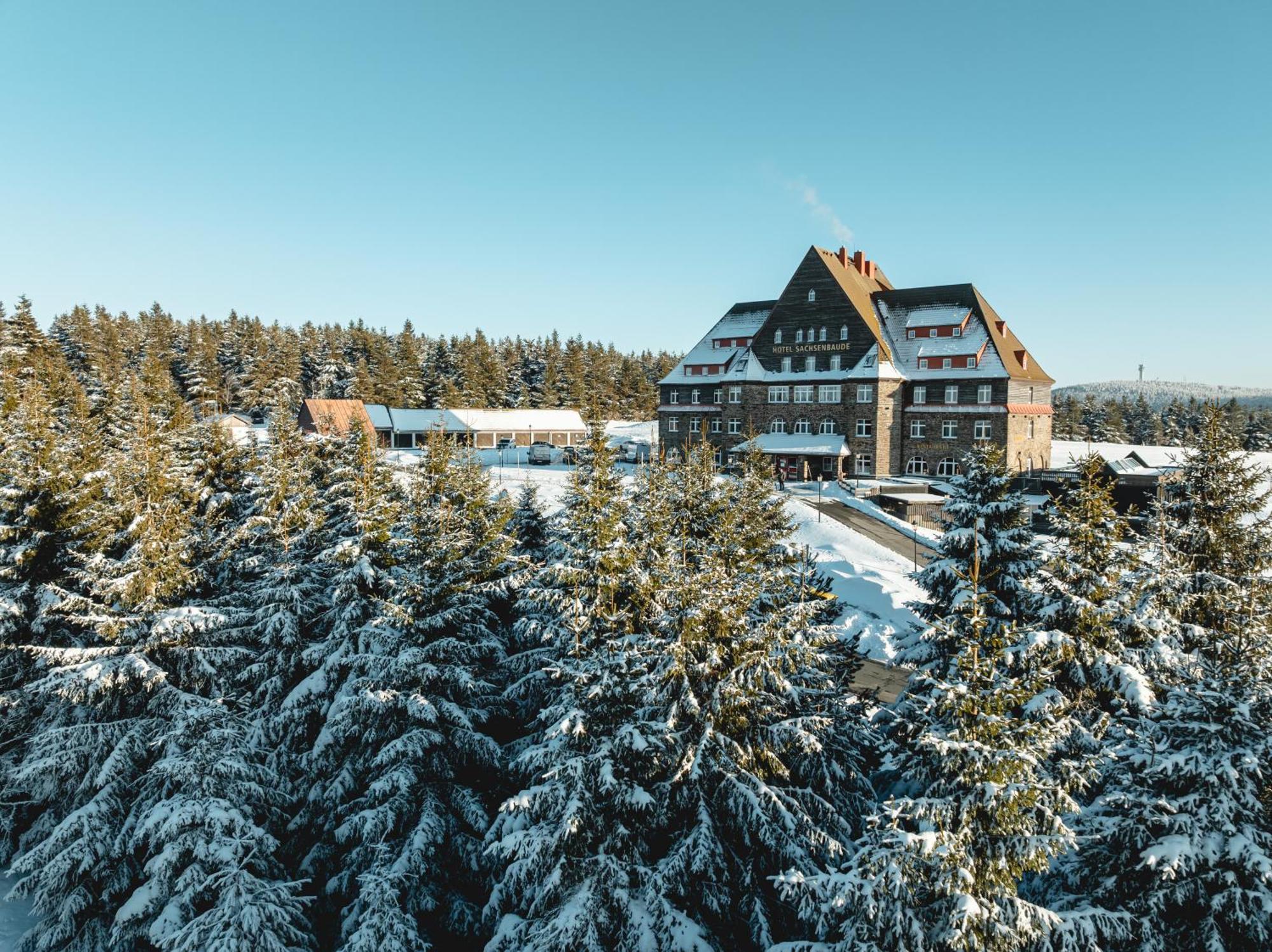 Naturhotel Sachsenbaude Oberwiesenthal Exterior photo